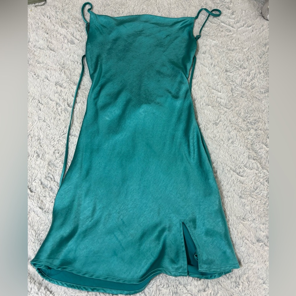 Princess Polly Alfie Mini Dress Blue - Picture 2 of 9